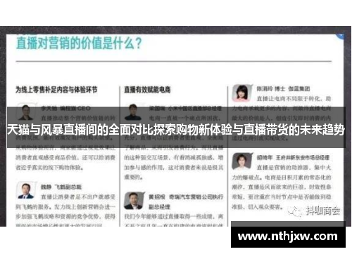 天猫与风暴直播间的全面对比探索购物新体验与直播带货的未来趋势